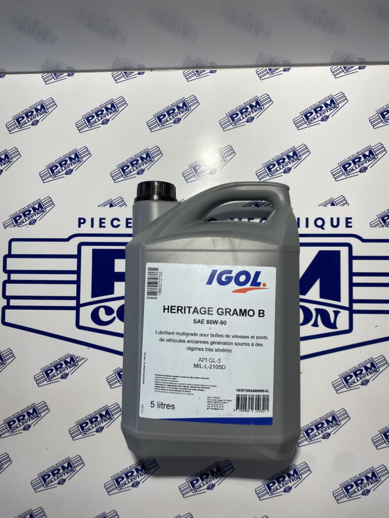 HUILE BOITE ET PONT AU GRAPHITE IGOL 80W90 BIDON 5L