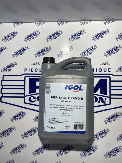 HUILE BOITE ET PONT AU GRAPHITE IGOL 80W90 BIDON 5L