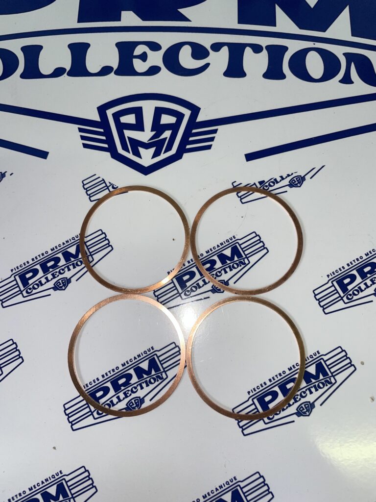 KIT JOINTS DE BAS DE CHEMISES O 62.7 mm épaisseur 1 mm cuivre
