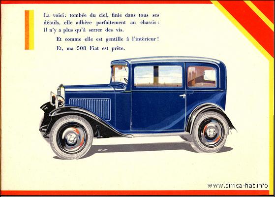 BALLILA 6CV - FIAT 508