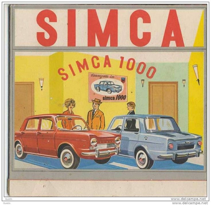 SIMCA 1000 R1-R2-R3 1200 S