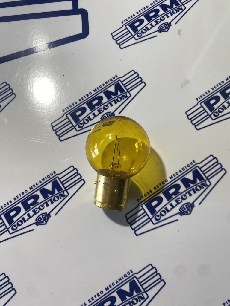 LAMPE ANTI BROUILLARD ASYMETRIQUE 6 VOLTS 45 WATTS JAUNE Ø 21.4mm