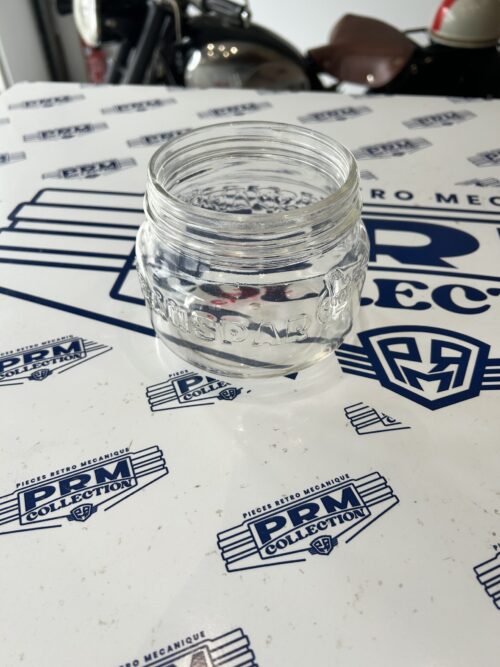 BOCAL VERRE DE LAVE GLACE seul Øext 115mm