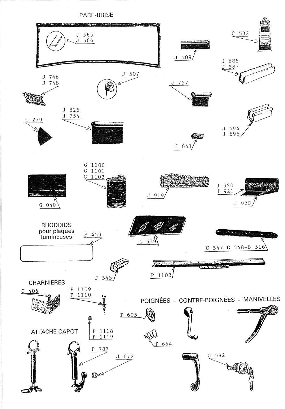ACCESSOIRES CARROSSERIE