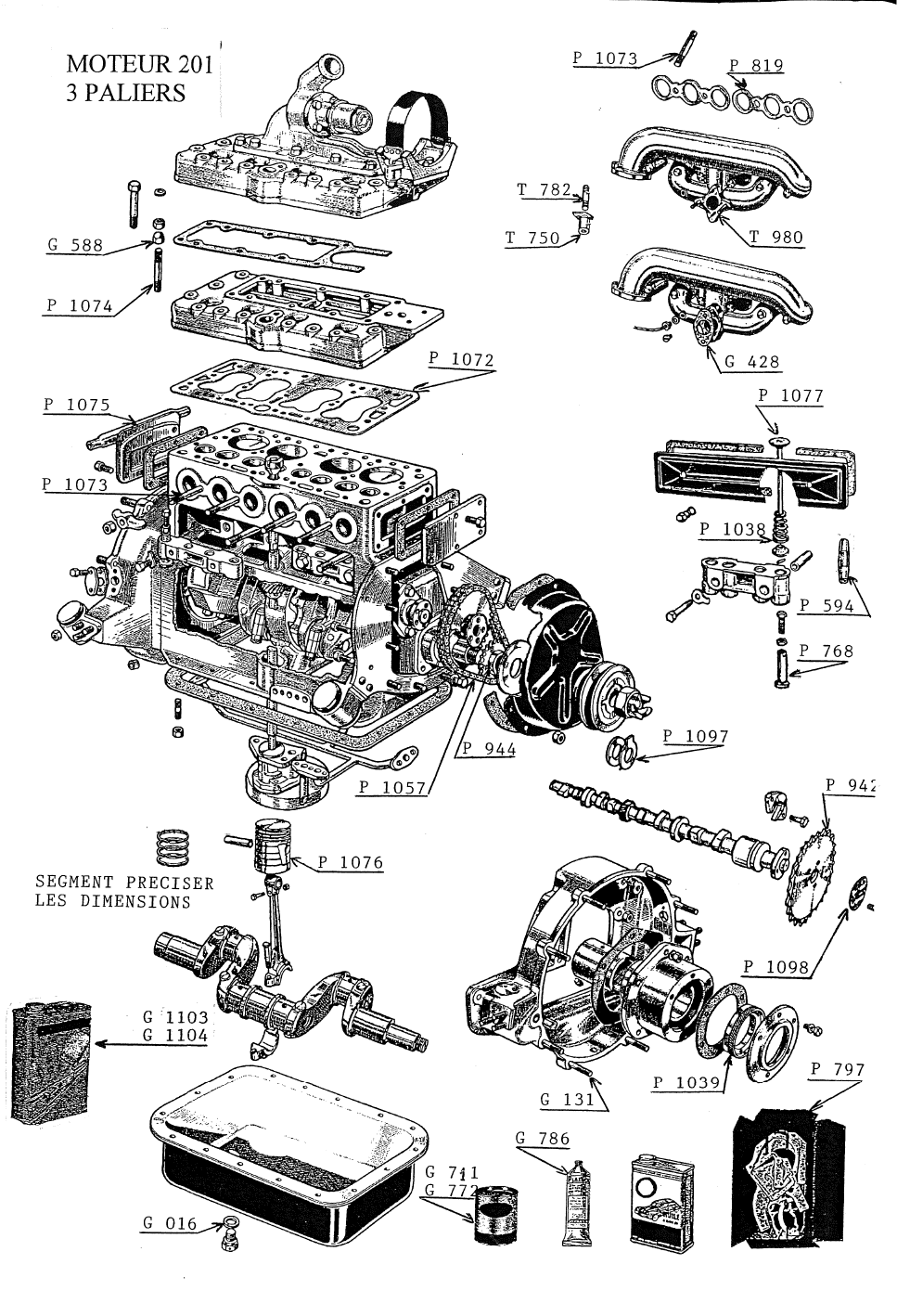 MOTEUR 201 3 PALIERS