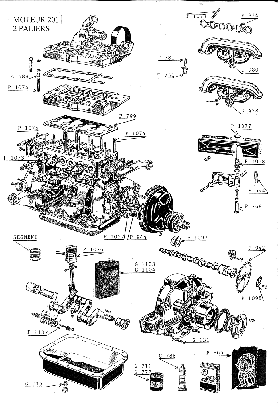MOTEUR 201 2 PALIERS