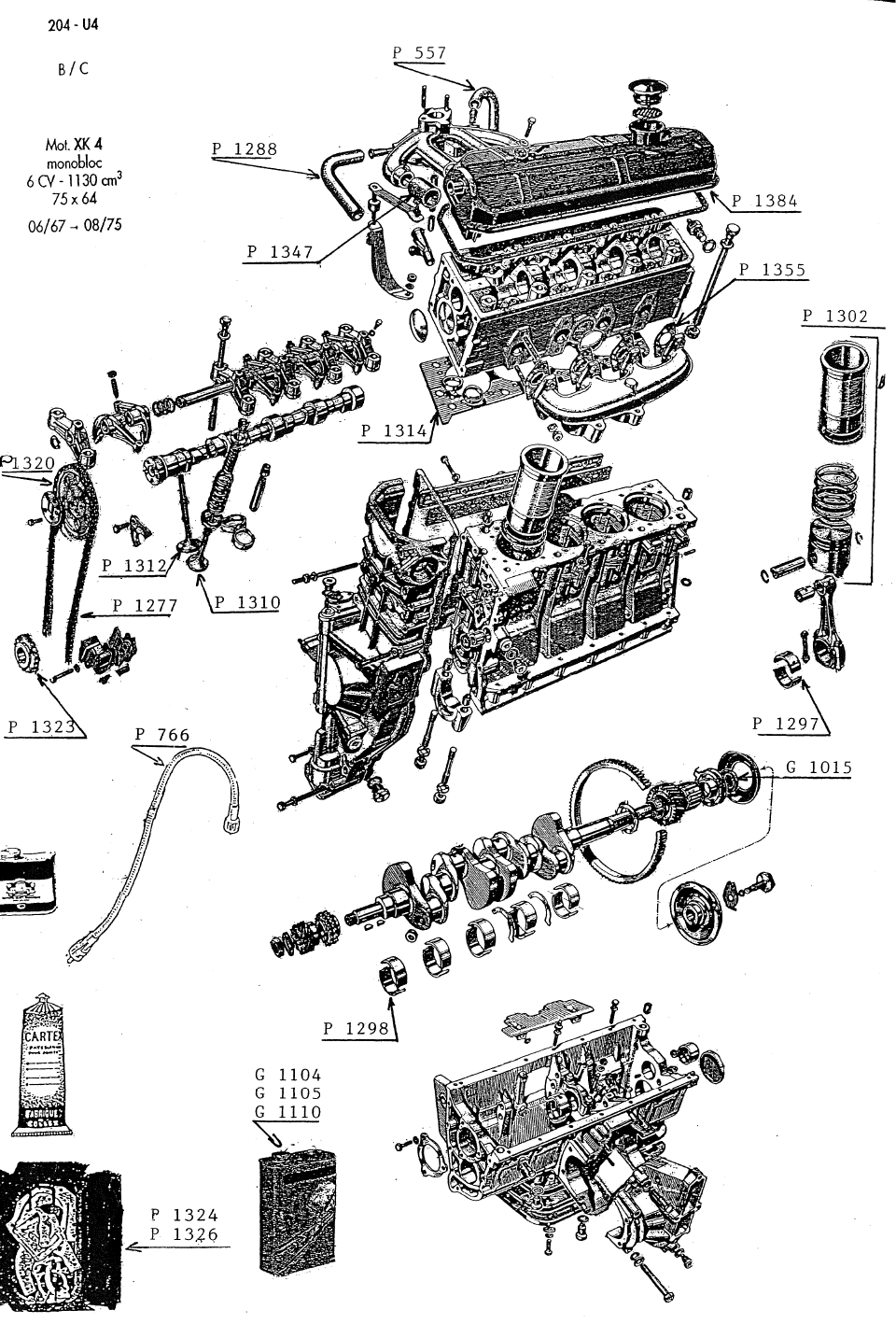 MOTEUR XK4