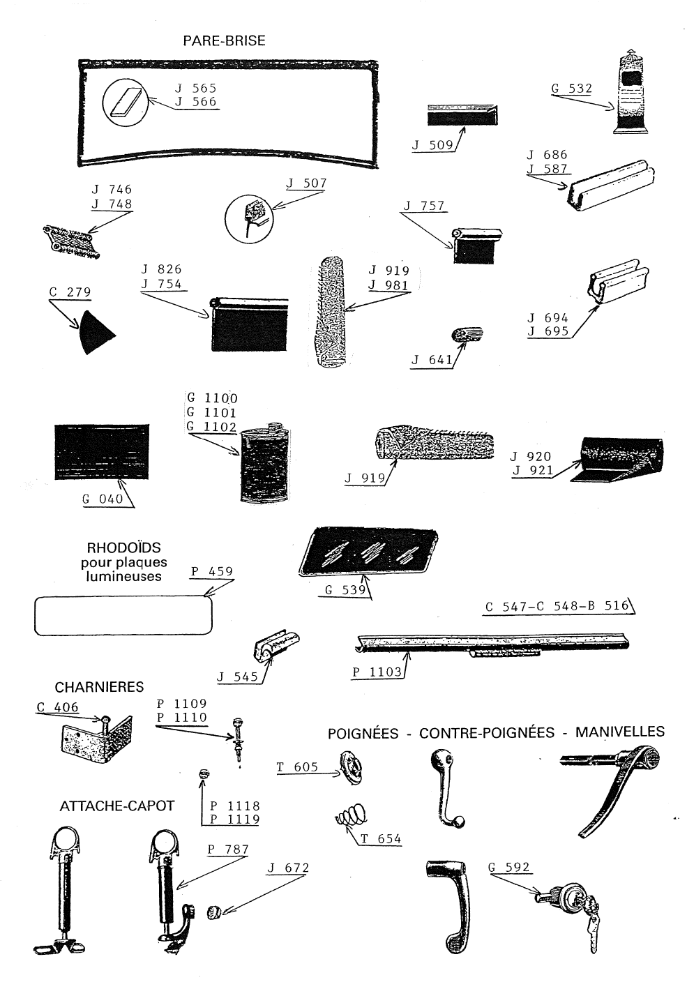 ACCESSOIRES CARROSSERIE