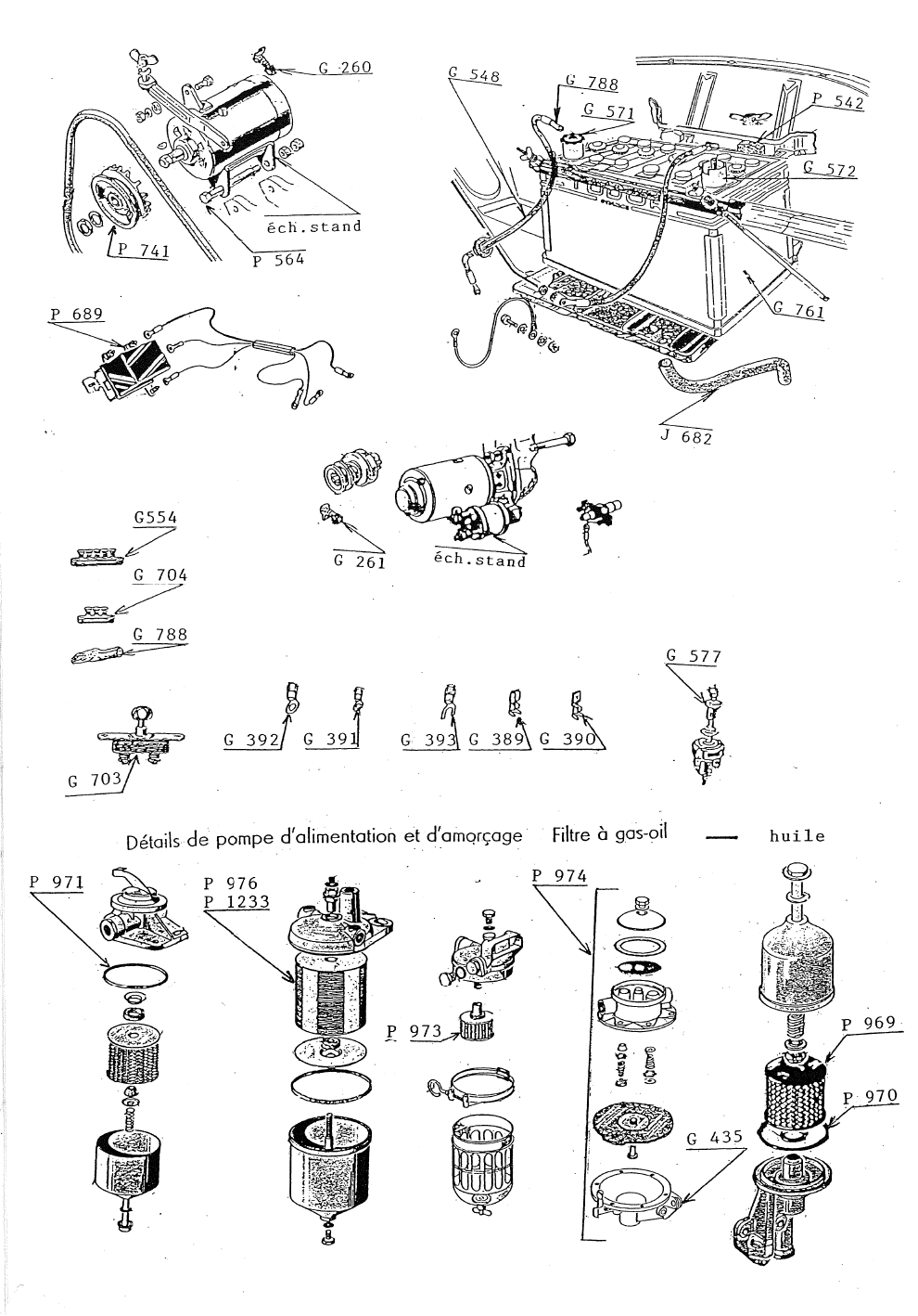 ELECTRICITE ET FILTRE A GAZOLE