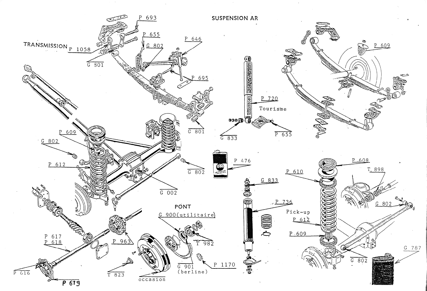 SUSPENSION & PONT ARRIERE