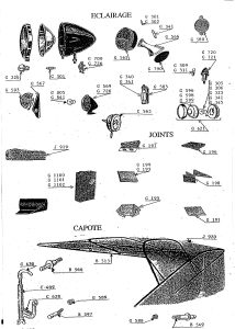 ECLAIRAGE - JOINTS - CAPOTE