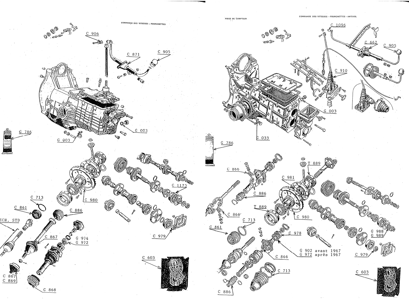 BOITE DE VITESSES ET TRANSMISSIONS