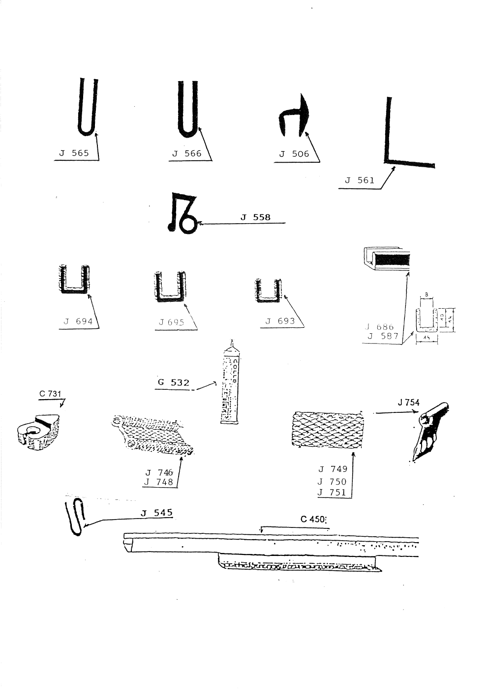 JOINTS CAOUTCHOUC
