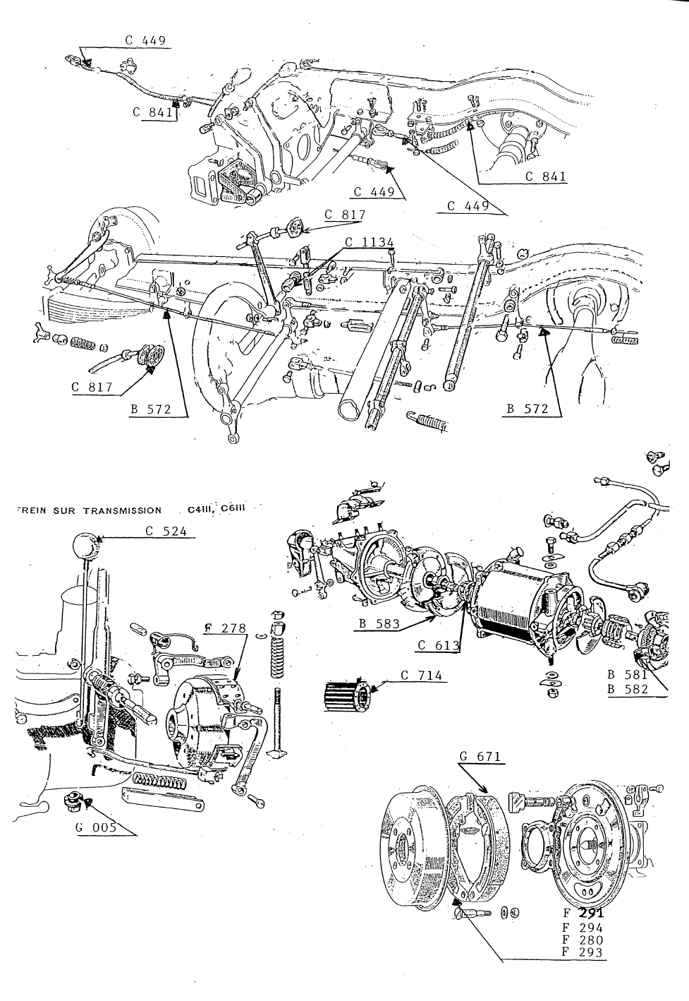 FREINAGE - BOITE DE VITESSES - SERVO FREIN