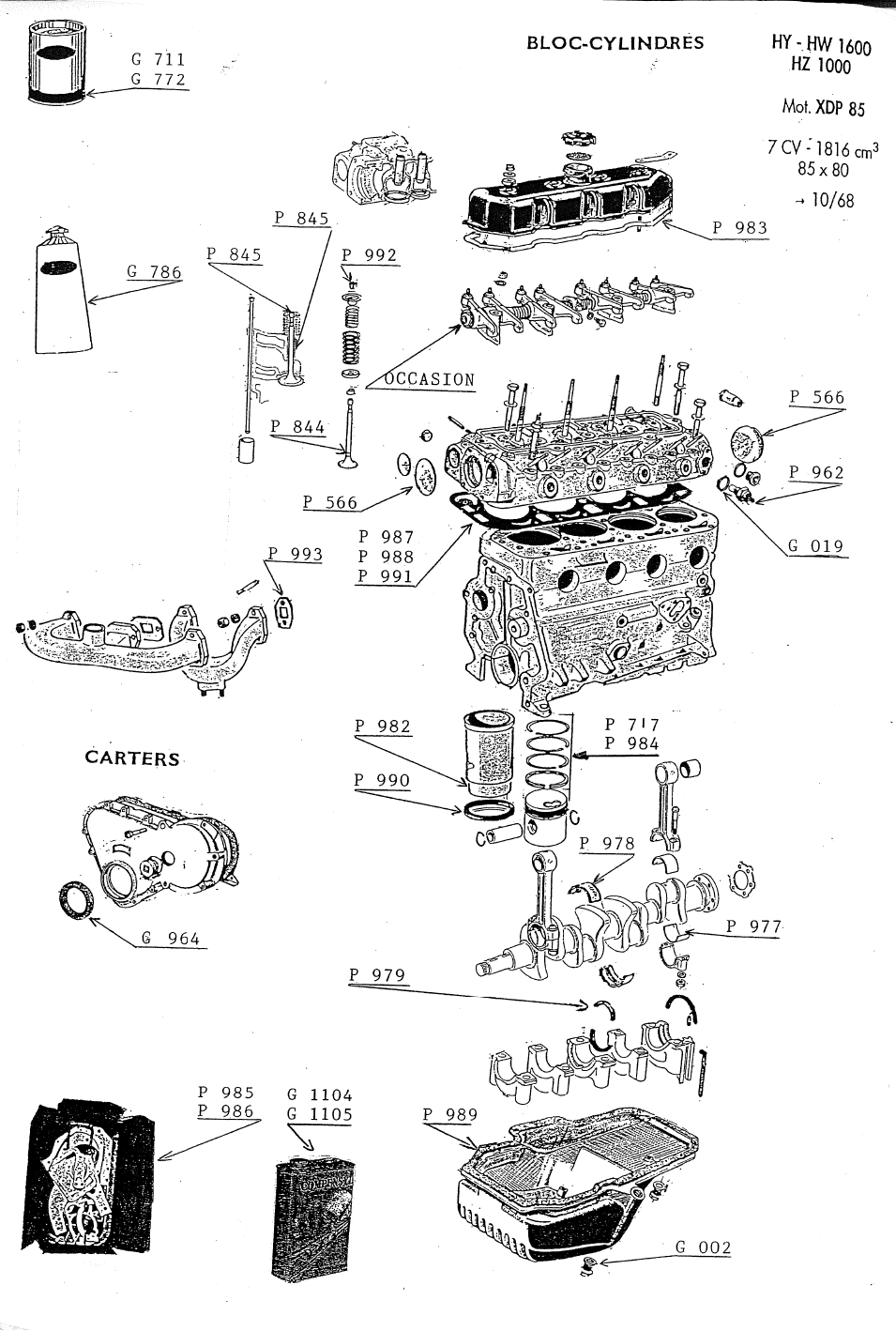 MOTEUR XDP 85