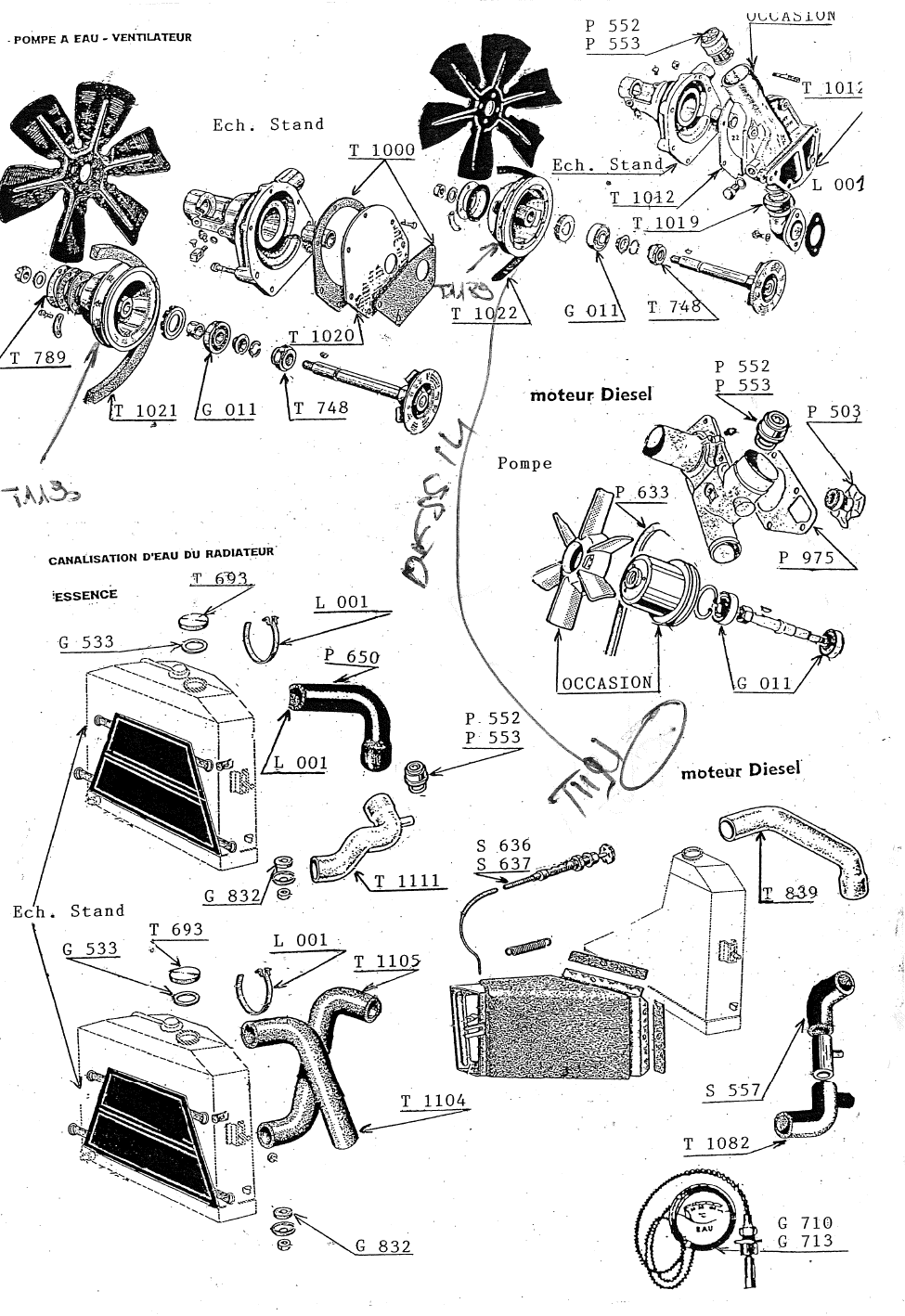 REFROIDISSEMENT & POMPE A EAU