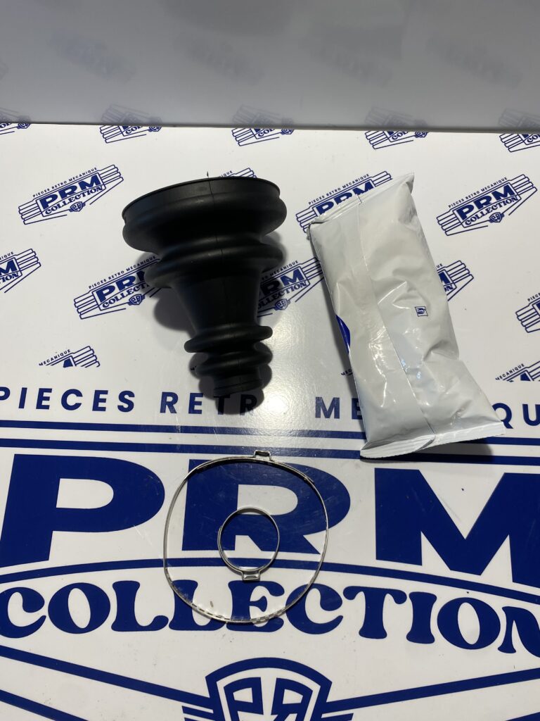 SOUFFLET CARDAN COTE BOITE R4 AVEC COLLIERS ET GRAISSE Ø20-80mm