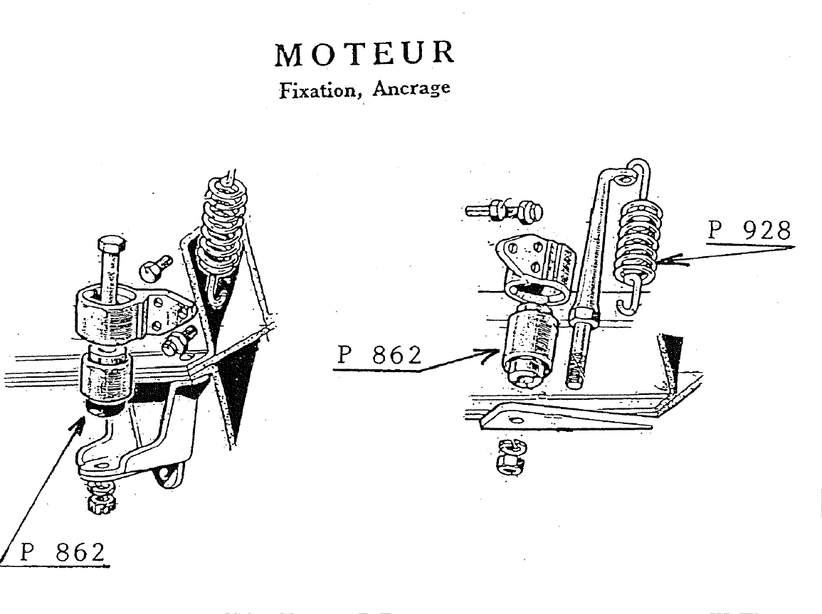 FIXATION MOTEUR