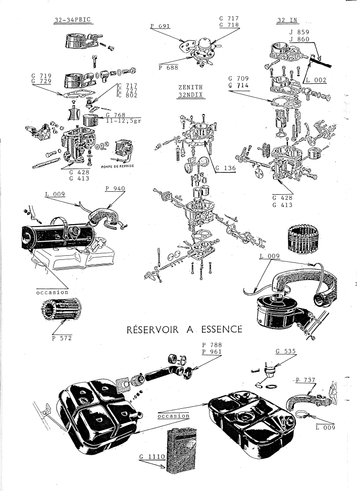CARBURATEUR ET FLITRE A AIR