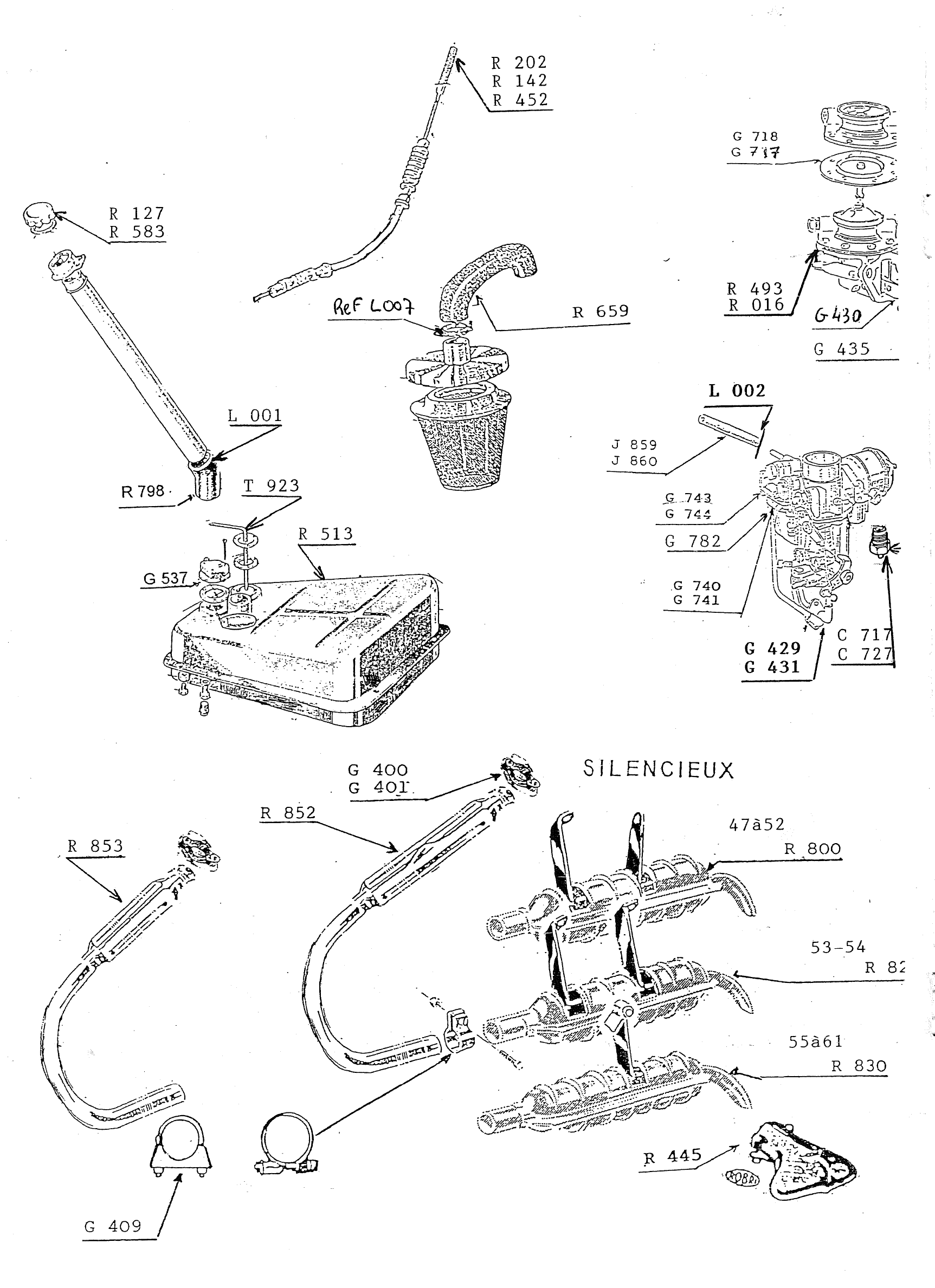 CARBURATION ET FILTRE A AIR