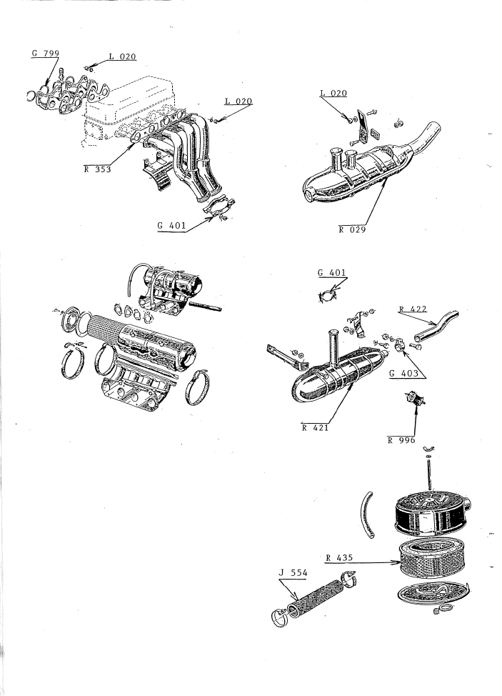 ECHAPPEMENT ET FILTRE A AIR
