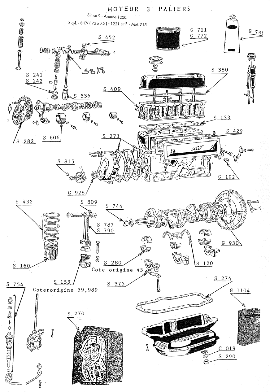 MOTEUR 3 PALIERS