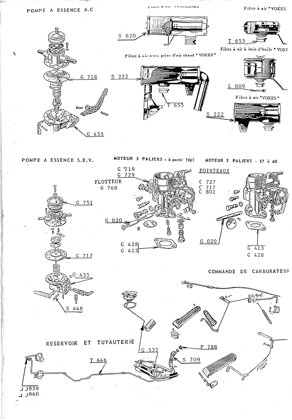 ALIMENTATION ET FILTRE A AIR