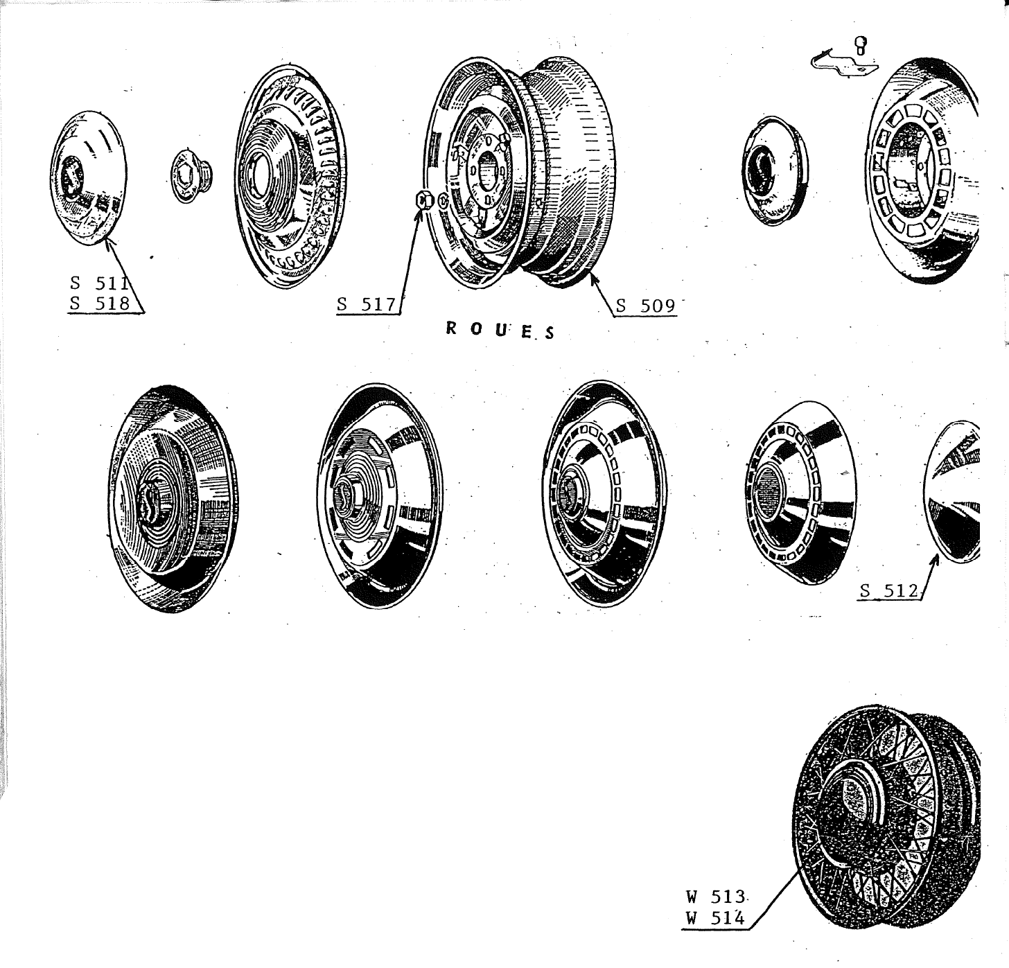 ROUES ET ENJOLIVEURS