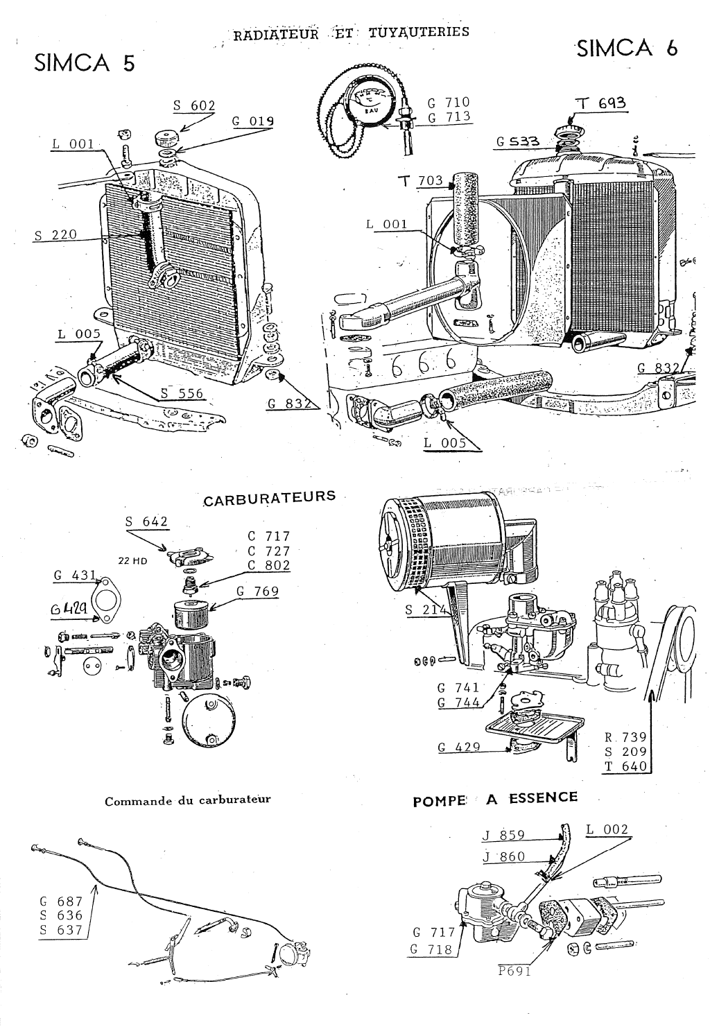 REFROIDISSEMENT - CARBURATION + FILTRE A AIR