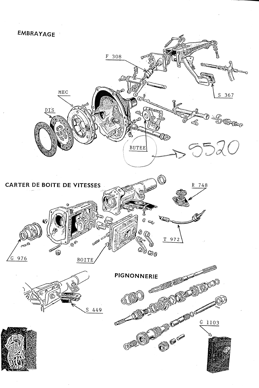 BOITE DE VITESSES ET EMBRAYAGE